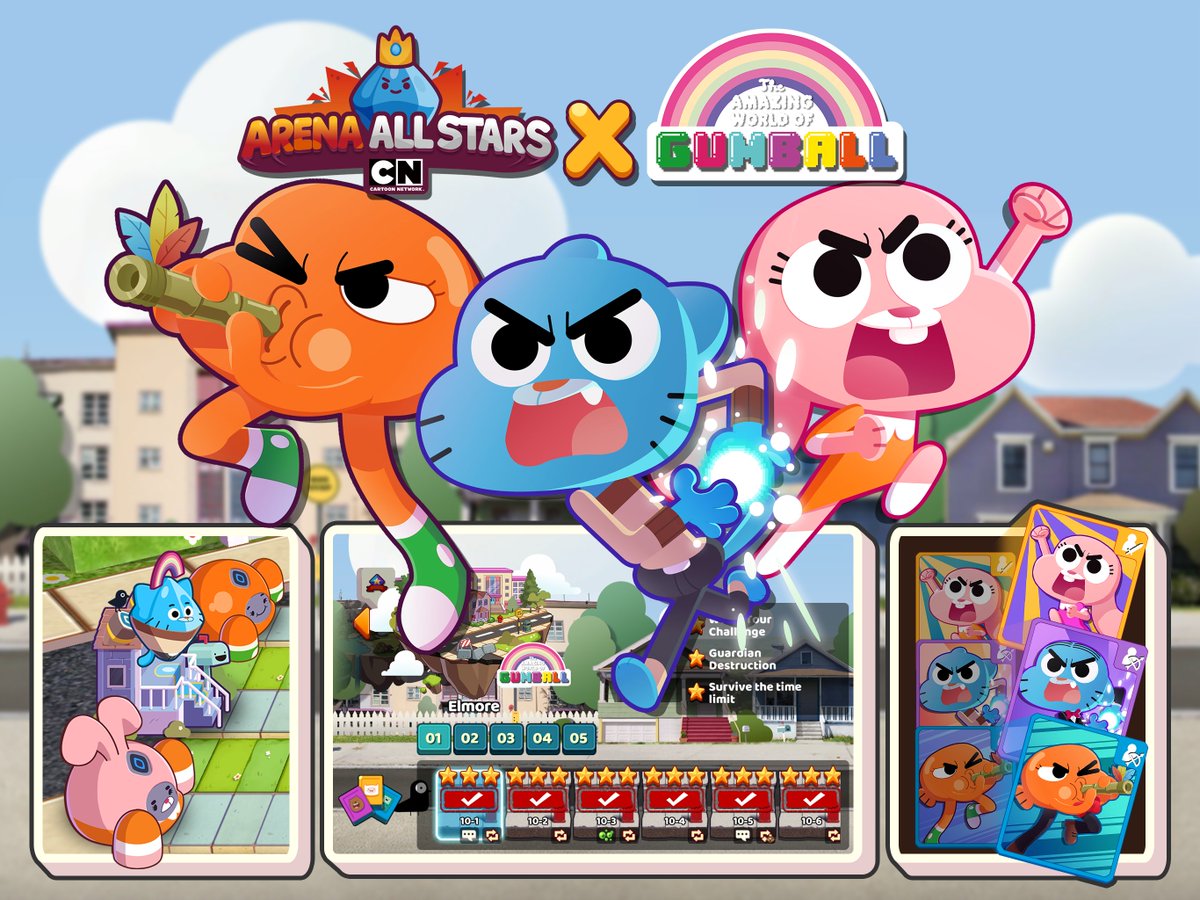 popjoyarena's tweet photo. 新キャラクター登場!  🧡💙❤️
Fun friend Darwin 🧡
Cool guy Gumball 💙
Cute sister Anais ❤️ https://t.co/hjynB7LHEA