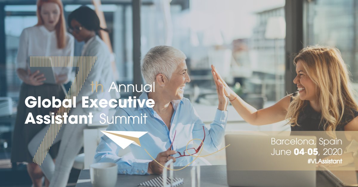 VonlanthenGroup's tweet photo. Join us for the 7th Annual Global Executive Assistant Summit🤗

📅 04-05 of June 2020
📍 Barcelona, Spain
Stay #Inspired #Informed and #Empowered🙋

#VLAssistant #assistants #executiveassistant #personalassistant #assistanttraining 

https://t.co/YF3Ch1hp51 https://t.co/2OxLVhzkGY