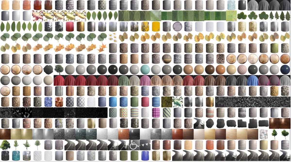 431 free PBR textures (CC0) cgbookcase.com/textures/

#gamedev #gameart