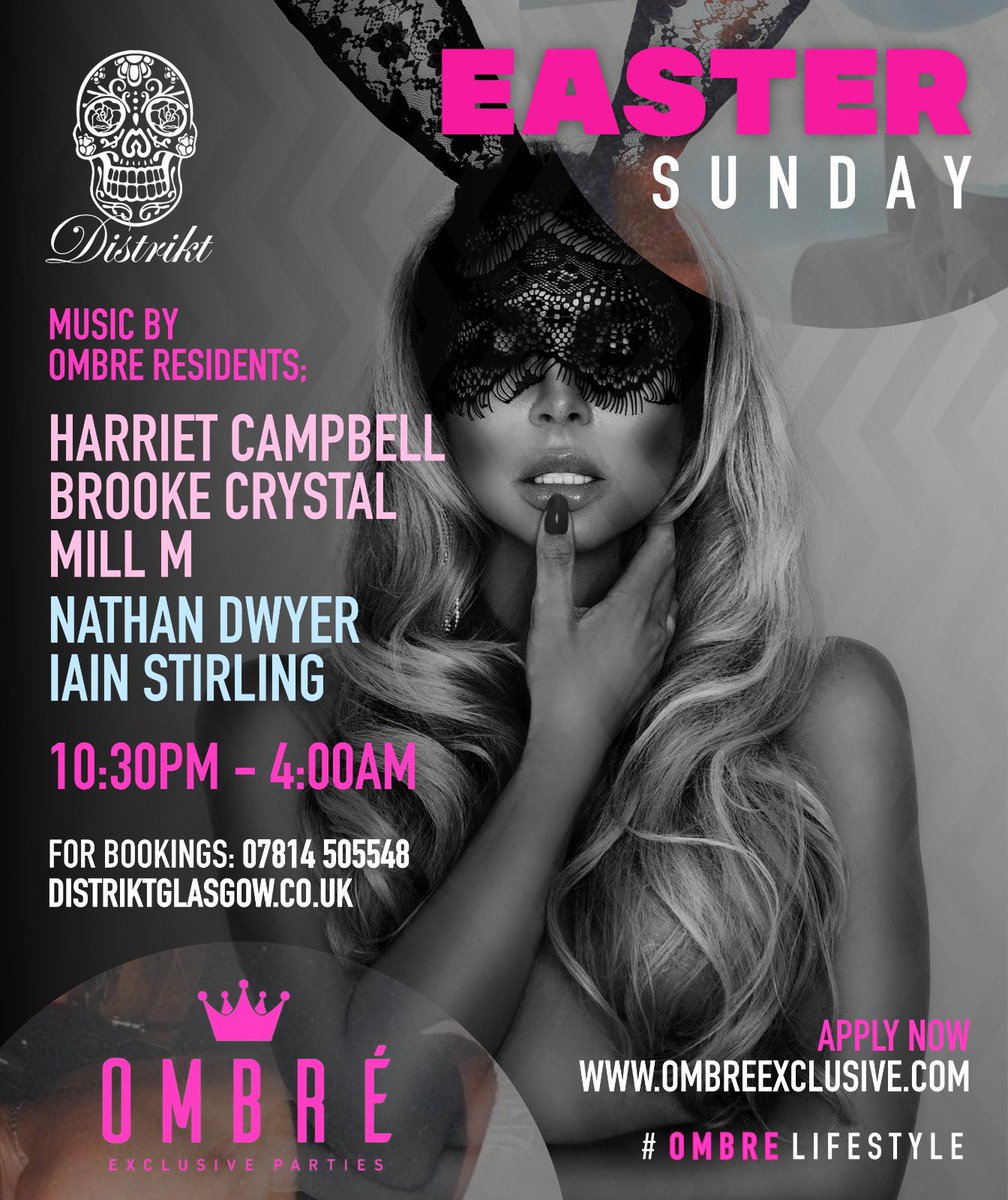 What’s your Easter Sunday plans? @ombre_exc is BACK &amp; with MORE 🐰🐰 only 2 booths left for this night so get in there quick!! 🐣🐣