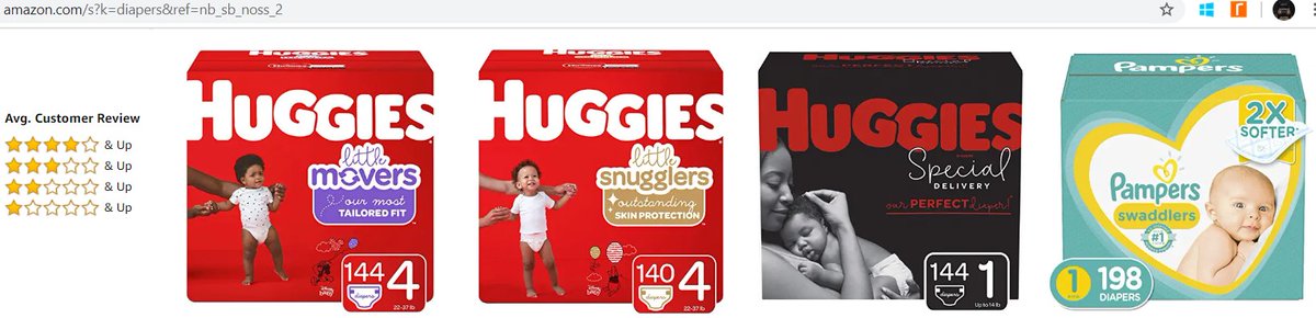eCommerceULVR's tweet photo. Amazon USA supporting mobile ready hero images on diapers https://t.co/ujdhXOP1et