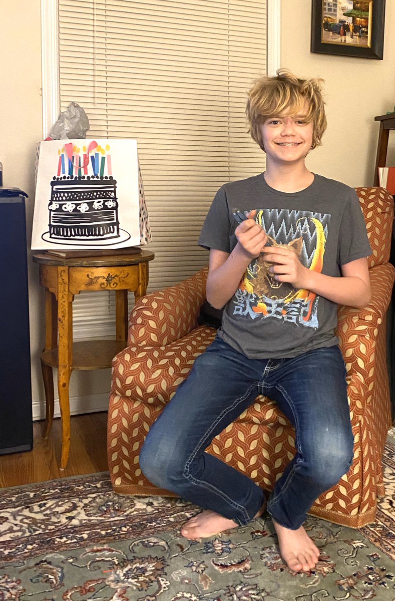 aimnielsen's tweet photo. 14 today! ❤️🎉🎂 #viking_archer #happybirthday #wheredoesthetimego #mybestthing https://t.co/sfBuTihbM0