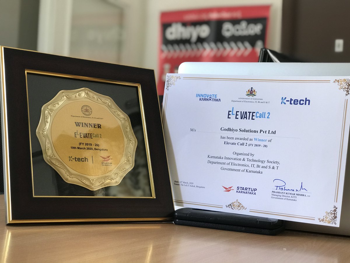 DhiyoAi's tweet photo. https://t.co/645GBo35kd is delighted to be the Winner of #ElevateCall2 2020.
Our Vernacular Voice AI solution improves employability by enabling, empowering and engaging job seekers in “Bharath”
#ELEVATE2020 #startup #StartupIndia #startupkarnataka #dhiyo #dhiyoai #dhiyoapp #AI https://t.co/gRco0WqhZc
