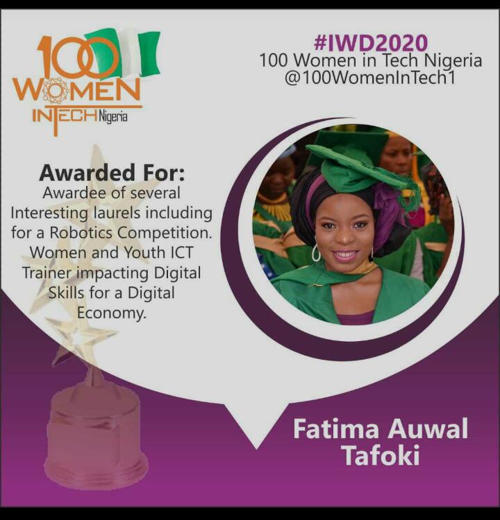 abdoul_official's tweet photo. 26/100 #IWD2020's #100WomenInTechNigeria🇳🇬 ❤️ awardee: @teemerhtafoki Fatima Auwal Fatoki Trainer @KadHub, volunteering and impacting at many other Initiatives like #ClickOnKaduna Youth #ICTTrainer #DigitalSkills
Congratulations Dear 😍♀️🇳🇬🏆
I am so proud of you! https://t.co/Mvpgvur69P