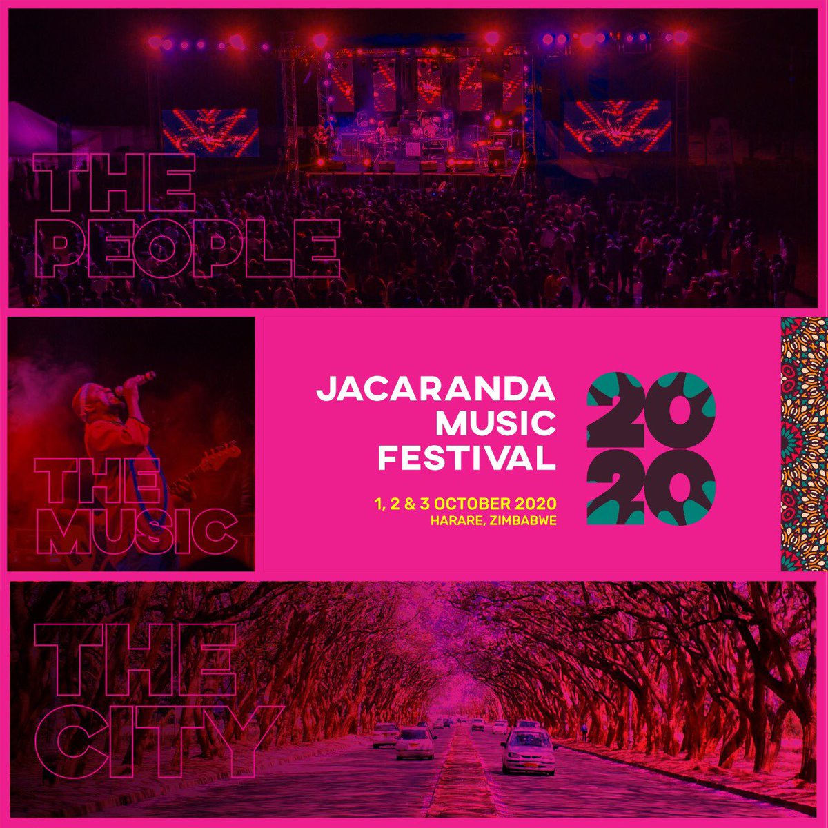 wanyanyawalter's tweet photo. Get ready for the biggest and the  party of 2020 - Jacaranda Music Festival 2020. We are about celebrating  #thecity #themusic #thepeople #JMF2020. Make sure you are part of this years edition. https://t.co/MYg7e6yCcT