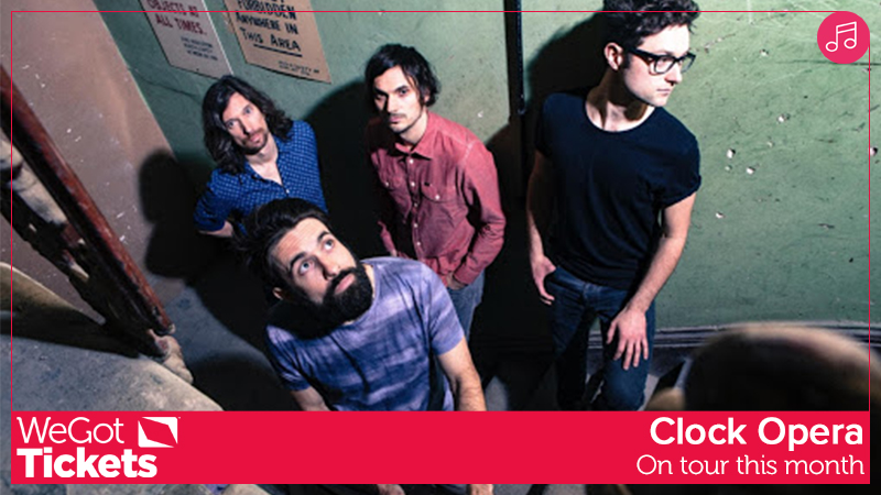 WeGotTickets's tweet photo. Promising old favourites and new material just as brilliant, @clockopera 's tour starts this month! Tickets on sale now for their dates at @ColoursHoxton, @LouisianaBris and @Jericho_Tavern.
🎟️ https://t.co/bBkvqVm97G https://t.co/C5C9hG4rrd