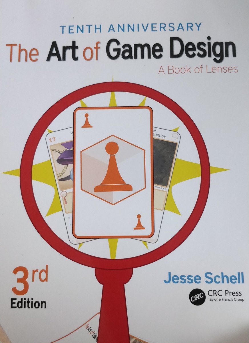 pmaubineau's tweet photo. #currentlyreading The Art of Game Design by @jesseschell. Full of insight and knowledge, very pleasurable to read... Thumbs up! #gamedev #gamedesign https://t.co/Pls85O37gX