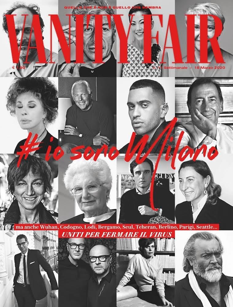 la_franci's tweet photo. #iosonomilano il nostro messaggio alle famiglie #fightthestroke sull’ultimo numero gratuito di @VanityFairIt #fightthevirus #COVID19italia #iostoacasa https://t.co/uwAvajz0Pc