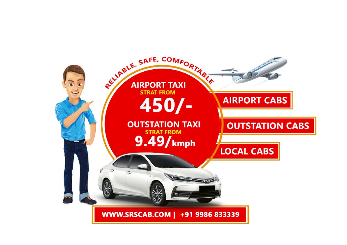 CabSrs's tweet photo. #Our #SRS #cab services will help you discover the best destinations at affordable prices whether it's an intercity trip, pick-up-drop from the #airport and major #outstations to explore your favorite places. We also provide safe and reliable #local #taxis for your fun road trip. https://t.co/RiQvQZBp61