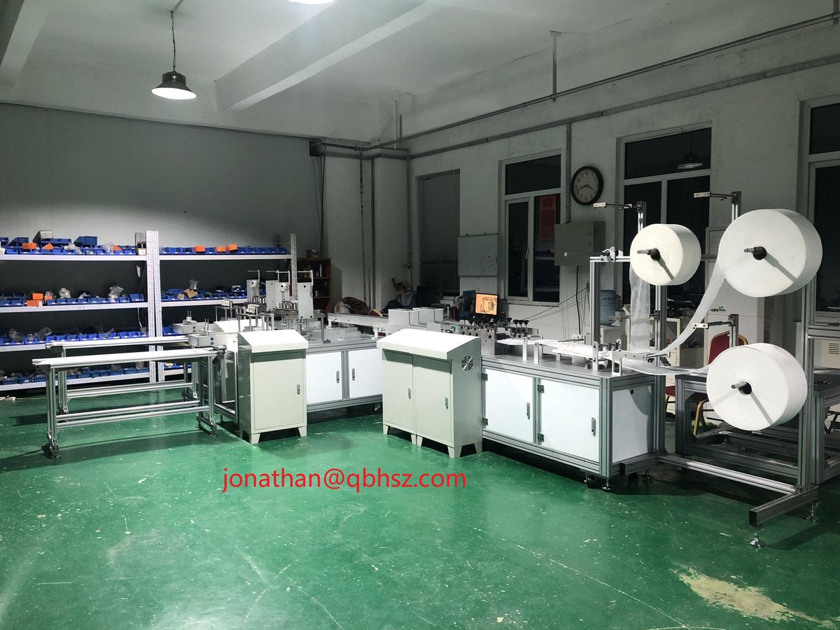 doslalahu's tweet image. Automatic 1+2 face mask making machine 
deliver time:20 days
Working capacity:100-120 pcs/min,120,000-140000pcs/day.
 contact: jonathan@qbhsz.com
#facemaskmachine 
#maskmachine 
#maskmakingmachine 
#facemask 
#facemaskmakingmachine
#respirator   
#covid-19
#coronavirus
#virus