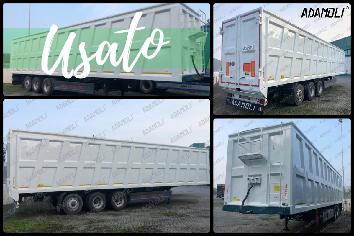 youadamoli's tweet photo. Buongiorno e Buon #MercolediDellUsato 🚚 a tutti! ☀

Oggi vi proponiamo questo #semirimorchio #rinforzato con #pianomobile 24 #doghe , #portaposteriore a due battenti.
Tutte le Info potete trovarle sul nostro Sito ⏩ https://t.co/GUlQrSJI8J 

#Adamoli 🚚 #pisomovil #schubboden https://t.co/mQO5zmEtgQ