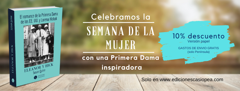 Sergio10rialto's tweet image. No hay mejor manera de terminar la semana de la mujer que recibiendo la obra de #SusanQuinn sobre "El Romance de la Primera Dama de los EEUU y Lorena Hickok", #EleanoryHick publicado por @EdCasiopea .

En breve, reseña en el molonérrimo blog de @WebChicaSombra