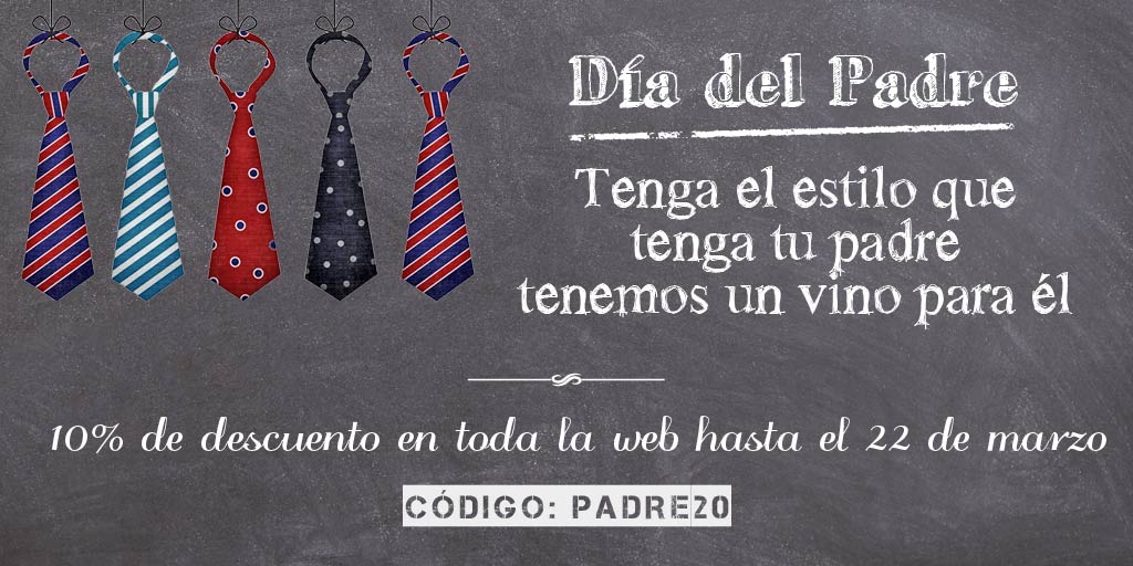 ¡Especial Día del Padre! 10% de descuento en toda la web con el código: PADRE20 
Tenga el estilo que tenga tu padre tenemos un vino para él. 🍷🥃🍸🍹taninowines.com
#diadelpadre #regalavino #fathersday #giftwine #vino #wine #whisky #ron #ginebra #cognac #brandy #winelover