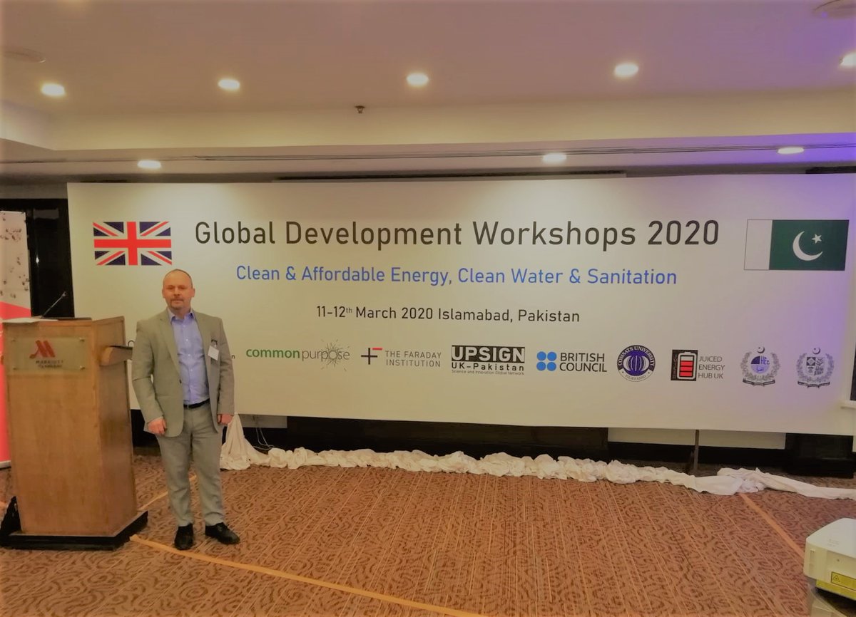 GCRF_Safewater's tweet photo. SAFEWATER is excited to participate in the Global Development Workshop on clean affordable energy and water in Islamabad, Pakistan! #GCRF
#teamupsign
#teamukri
#upsign2020 https://t.co/fEXIW090fZ