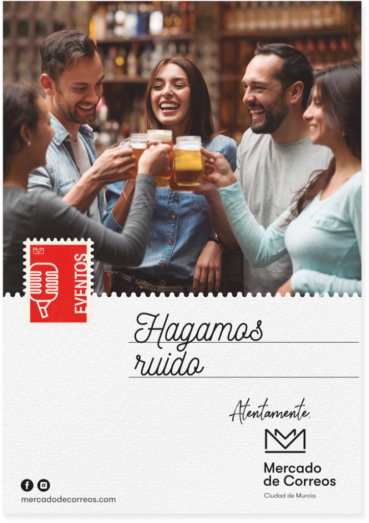 Singular_One's tweet image. 📬 Devolver a la vida un lugar tan emblemático para la ciudad de #Murcia como el antiguo edificio de correos requería una campaña con un sello único.

¡Échale un vistazo al proyecto 360º que realizamos para el #MercadodeCorreos haciendo clic aquí!

lnkd.in/dPHv9uW