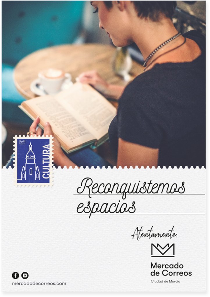 Singular_One's tweet image. 📬 Devolver a la vida un lugar tan emblemático para la ciudad de #Murcia como el antiguo edificio de correos requería una campaña con un sello único.

¡Échale un vistazo al proyecto 360º que realizamos para el #MercadodeCorreos haciendo clic aquí!

lnkd.in/dPHv9uW