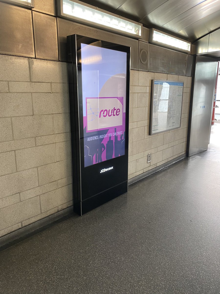 GraemeGriffiths's tweet photo. On my way back from a really well attended and interesting @RouteResearch launch and what do I see at Waterloo East station! https://t.co/objTzHgZCM