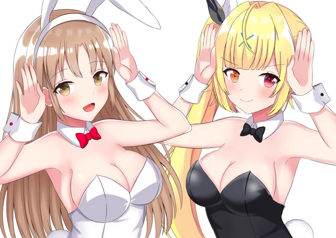 バニーコラボ(再投稿)
#描いたよクレアさん
#サラ星図 