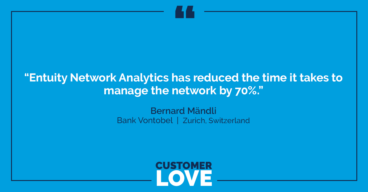 Entuity's tweet photo. Learn how Entuity Network Analytics helps Bank Vontobel manage their network more efficiently, freeing up staff time to focus on big-picture initiatives. https://t.co/8zl90UfanL https://t.co/QWLwNeUClk