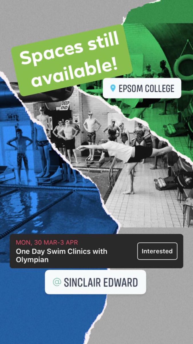 SwimCamps's tweet photo. Spaces still available on our upcoming courses during Easter break! πhttps://t.co/c4JLHkSzXl #maximumperformances #swimcamps #swimfast #eastercourses https://t.co/y2fXofHSxl