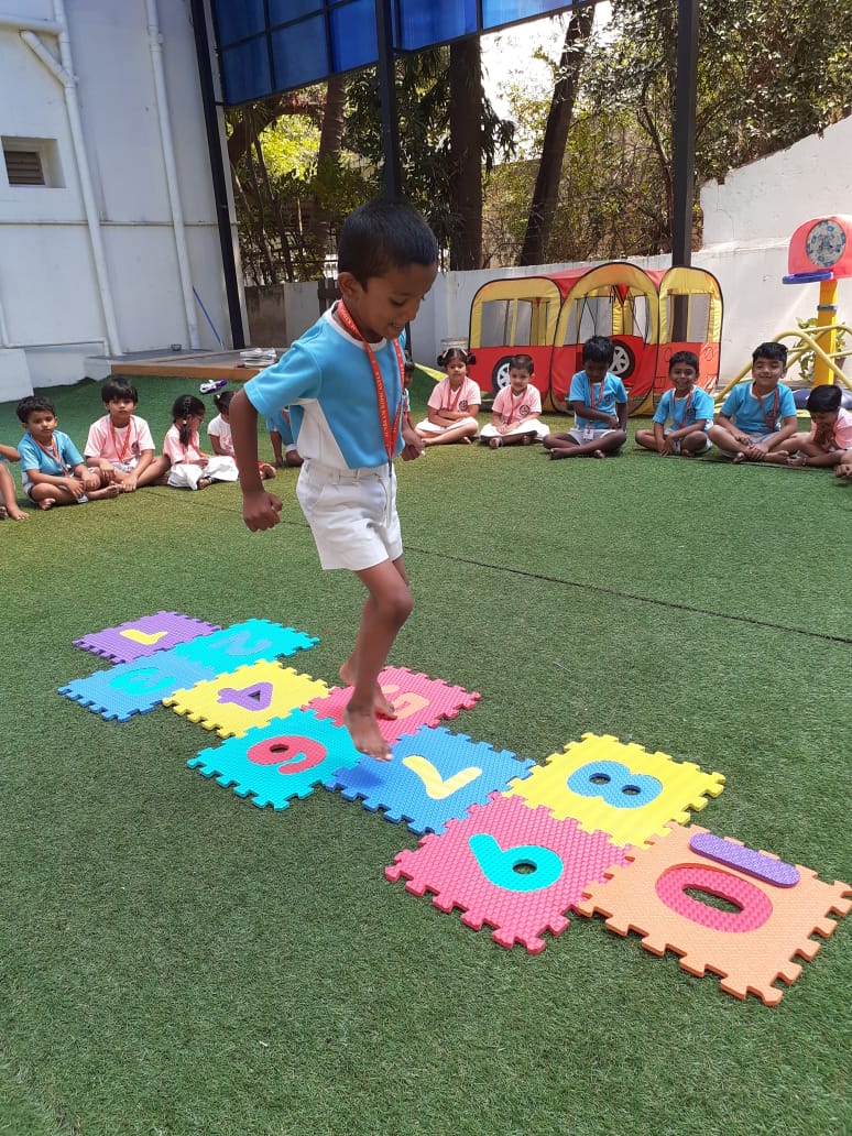 sunbeam_schools's tweet image. #Hopscotch #Sunbeam #Kidscastle #Hop, hop, hop and stop.....For kids, it feels good to move, and when it feels good, they want to do it over and over again.Hopscotch also helps children to manage body rhythm, which is the core of numerous other skills.