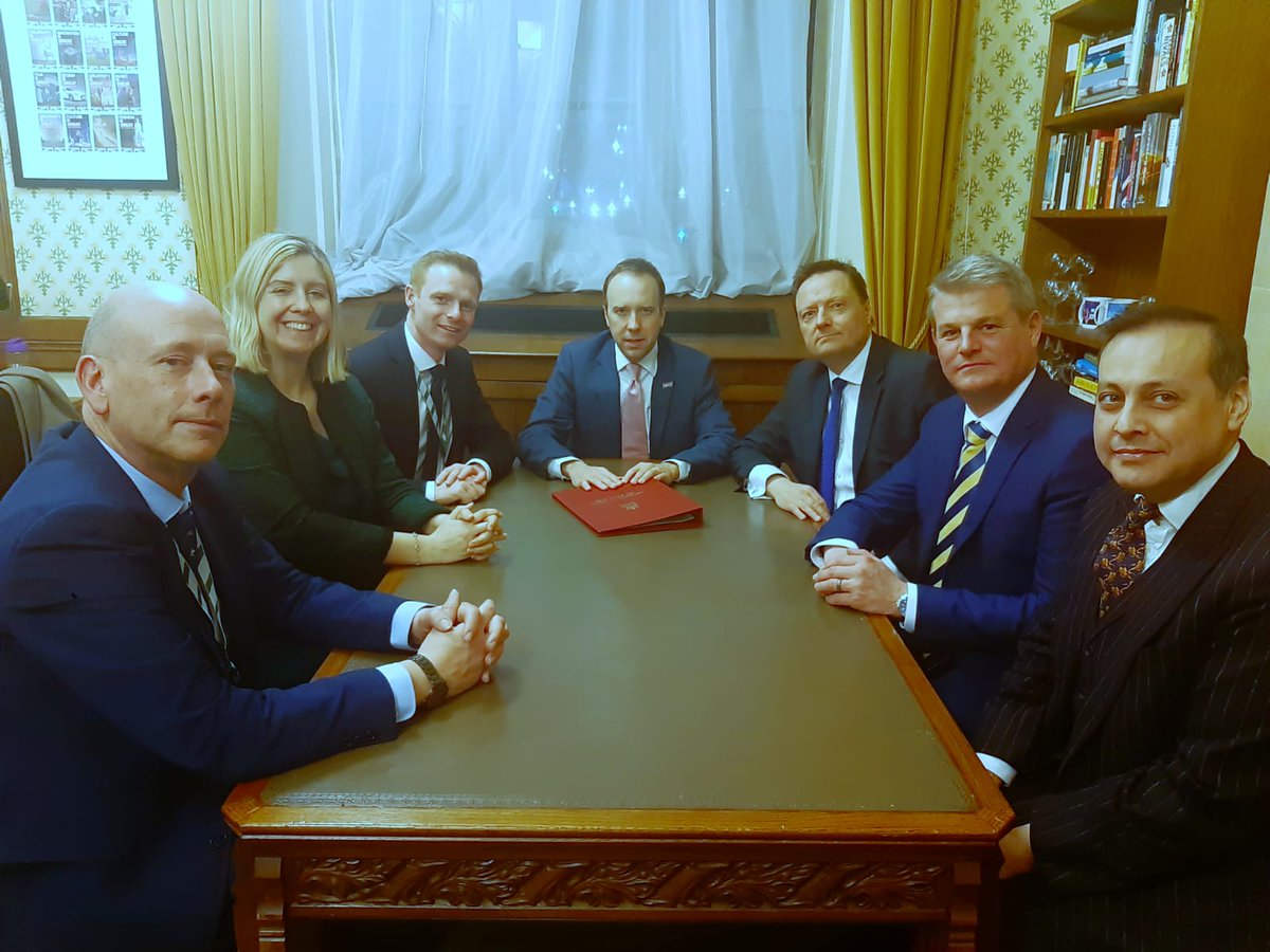 Yesterday, I met with <a href="/MattHancock/">Matt Hancock</a> and other Conservative West Yorkshire MPs to discuss #Coronavirus preparations. The Government is doing everything they can, guided by  science and will support workers and business. We can play our part by washing hands regularly.