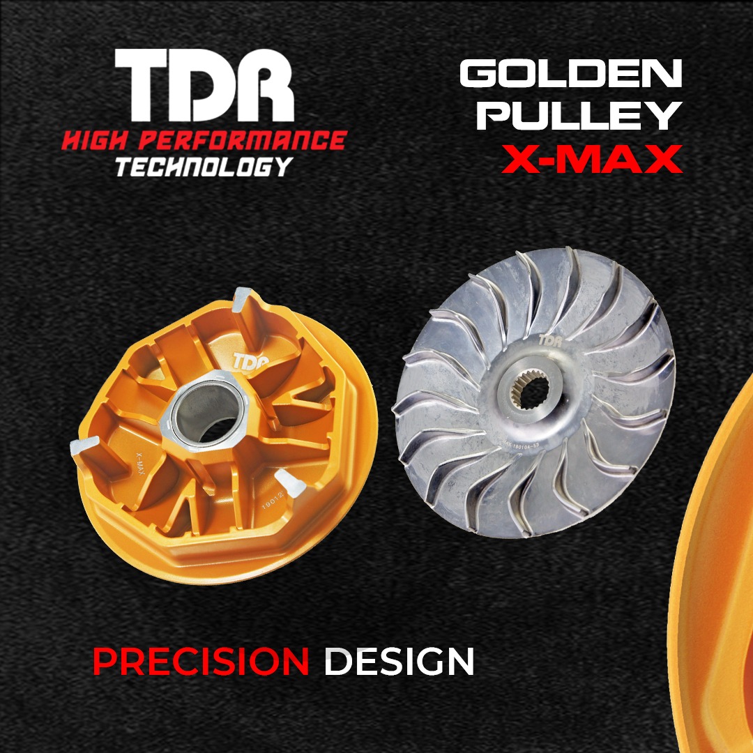 TDR_RACING's tweet photo. TDR Super CVT Golden Teflon Pulley X-MAX 250 designed with special tilted angle maximize CVT Belt movement to increase acceleration and top speed. https://t.co/qgphK56DZn - Get it online at @oneteamstore
.
#UpgradeYourMotorcycle #PerformanceLovers #MaximizingPerformance #Power https://t.co/Fy6jLhACkR