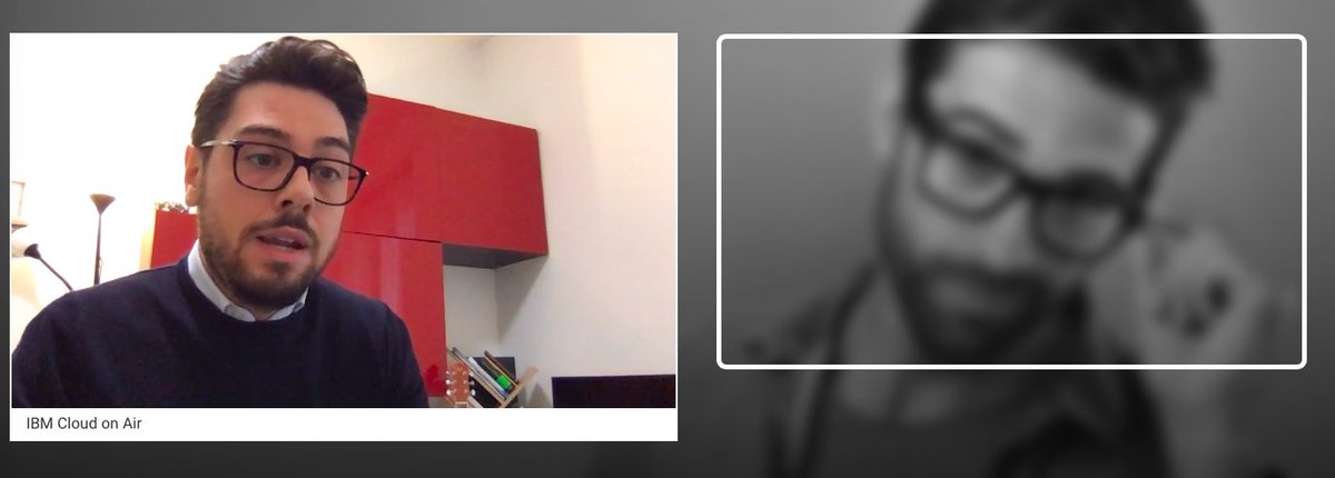 mmventuri's tweet image. Maaa... @GianluigiAvella quindi sei tu il modello dello sfondo ??? 
😂
Si scherza eh... grazie per le spiegazioni tecniche!
#IBMCloudOnAir #restiamoacasa