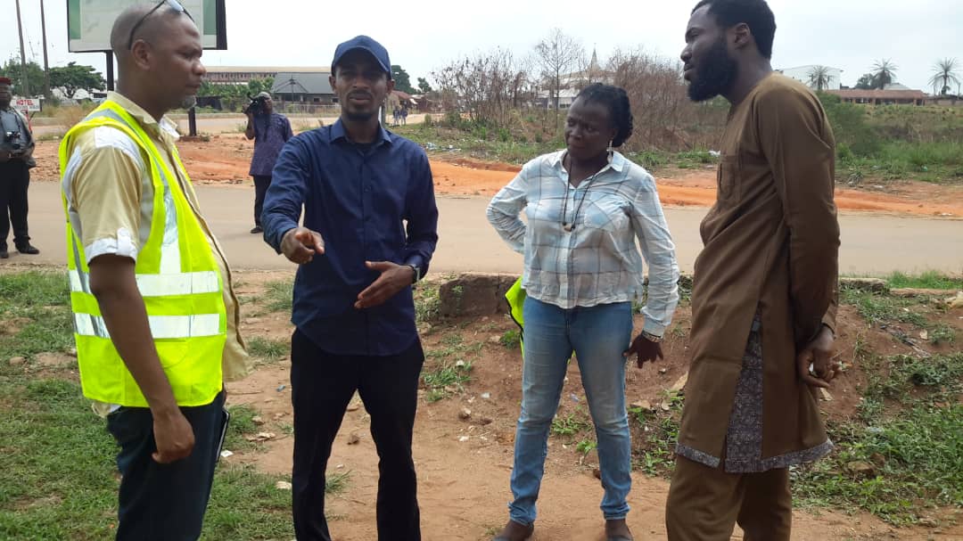 ENewmap's tweet photo. Visit to Edo NEWMAP Sites as part of on-going Data Validation Mission. So far, Mission has visited Queen Ede gullyand Urora Flood control sites https://t.co/ZgN5gX7i4N