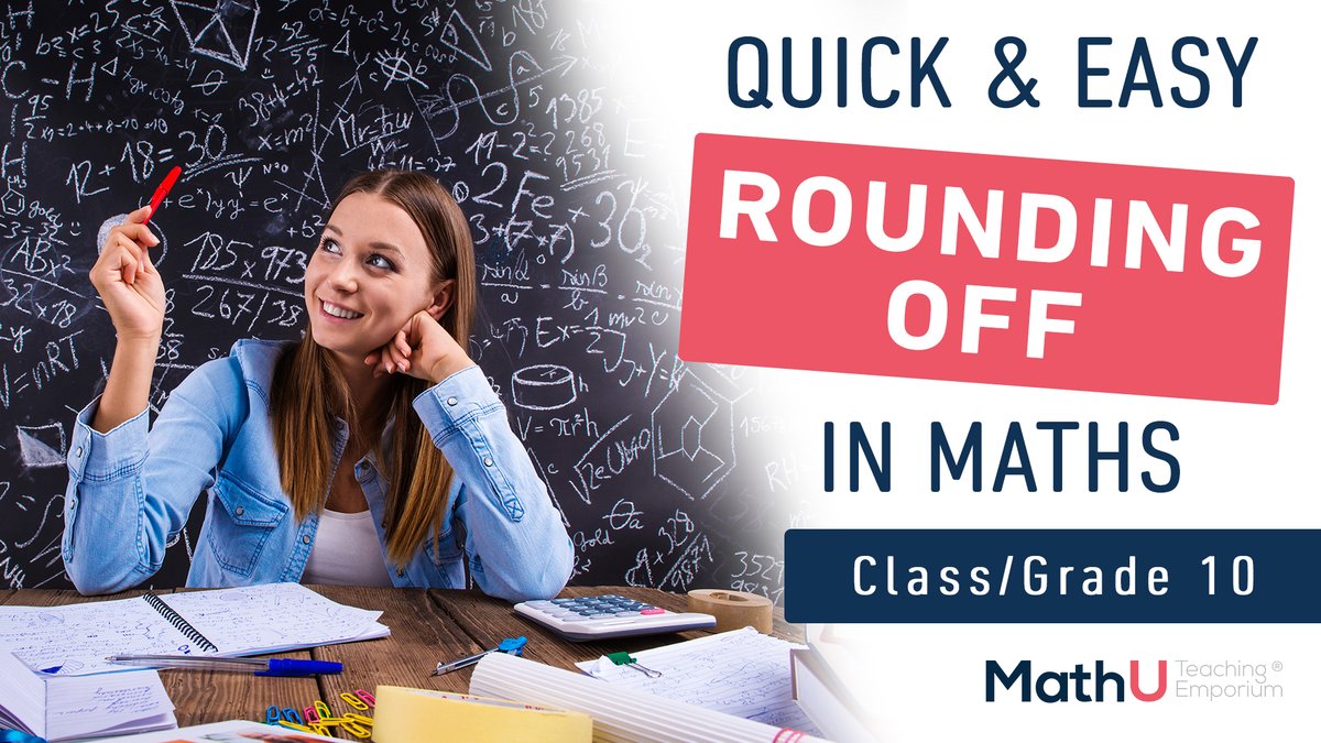 Not sure about ROUNDING OFF numbers in maths? 🎞️ Watch this quick YouTube video!
🔔 Subscribe to our channel &amp; click the notification bell so you won't miss any of our next videos! #MathUte #Education #STEM

youtu.be/fomD7DztHDQ