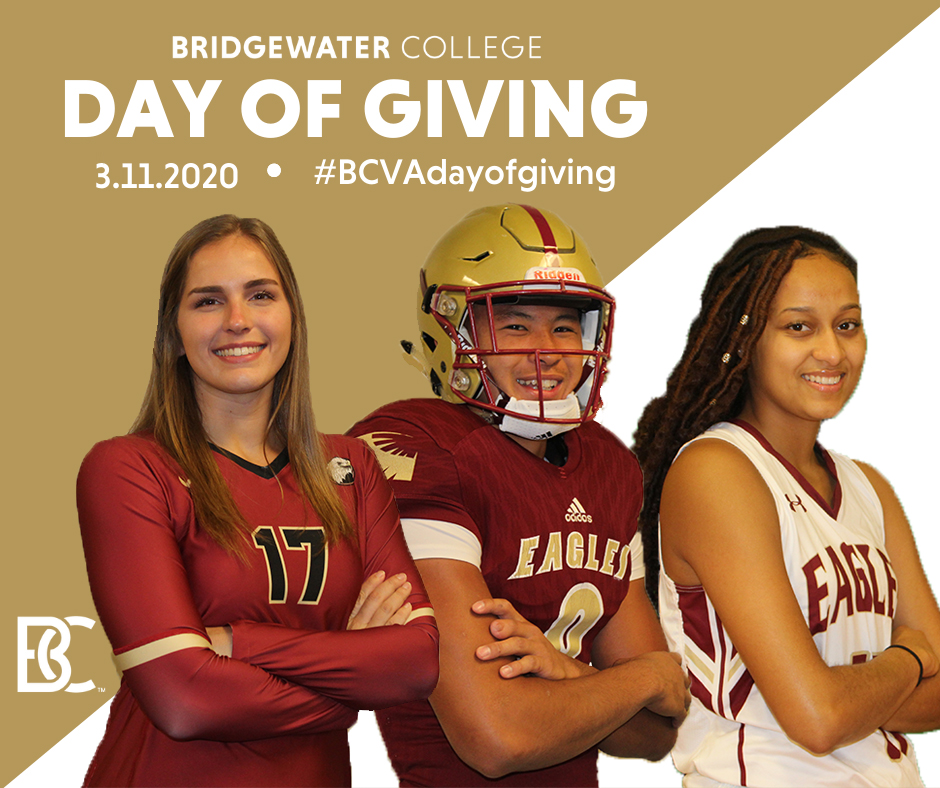 BCAthletics's tweet photo. Support Bridgewater Athletics on Day of Giving! #BCVAdayofgiving

More info: https://t.co/vMnM1uyg5u
Live Stream:  https://t.co/Q9k8ci591L https://t.co/ksGh3dSbA6