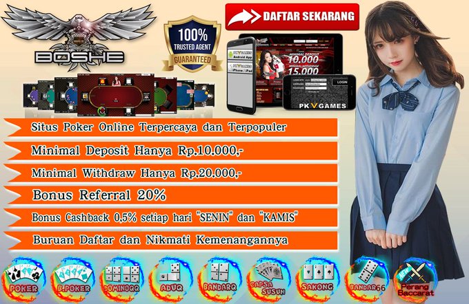 BoshePoker - Agen Poker Server Terbaru dan Domino Terpercaya Indonesia - Page 4 ES0vk7MUwAASSEb?format=jpg&name=small