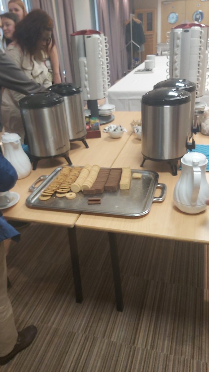 SPestell's tweet photo. Tea and coffee in main conference hall #ovoc20 https://t.co/cXSRqO79QR