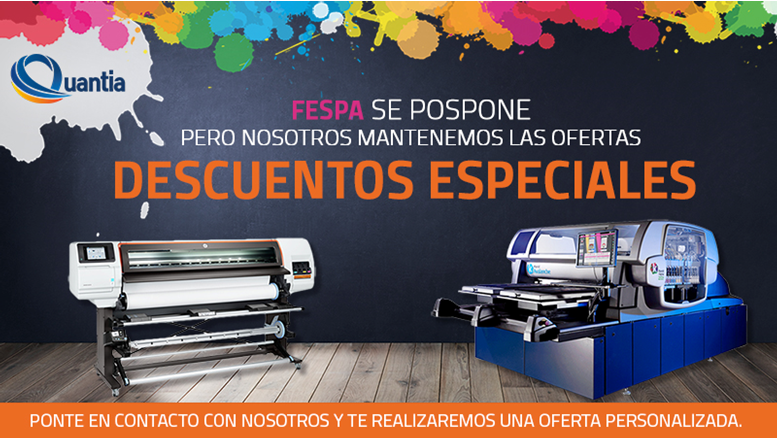 Ruben_DigiTex's tweet photo. Aunque FESPA se pospone, desde @QuantiaSolutio1  seguimos manteniendo nuestras ofertas de feria.
https://t.co/1dASbXW4uF 
#hp #kornit #dyesub #sustainable #dtg #fespa #textileprinting https://t.co/momA1EpT3q