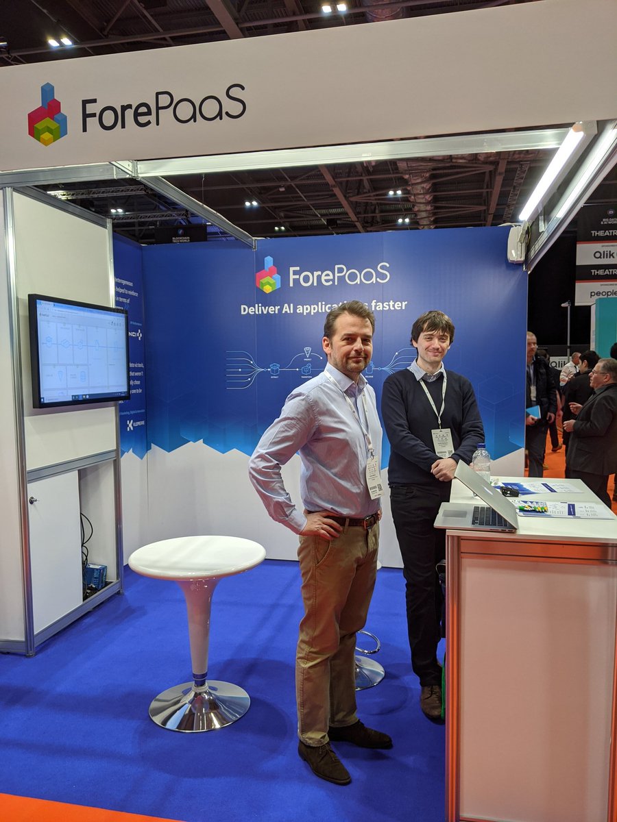 Big Data &amp; AI World London is on! 2 days to showcase our platform dedicated to putting your AI applications in production ⚡ visit our booth #B233 #AI #industrialization <a href="/BigDataWorld_/">Big Data & AI World</a>