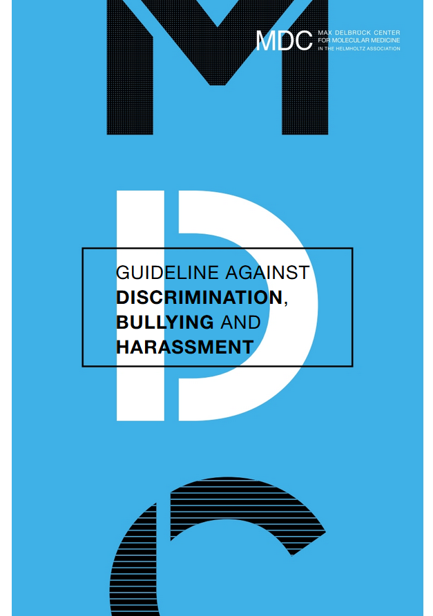 MDC_Berlin's tweet photo. Providing a good #working environment for all #staff at #mdcBerlin. This guide against #discrimination, #bullying and #herassment is the result of a diverse team of MDC employees. Browse through or get a freshly printed copy at Campus Buch or Mitte:
https://t.co/oAqTexYIH8 https://t.co/2KLUjfTp0i