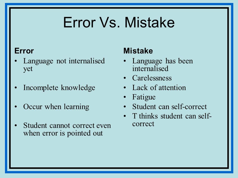 Qual é a diferença entre blunder e mistake ?