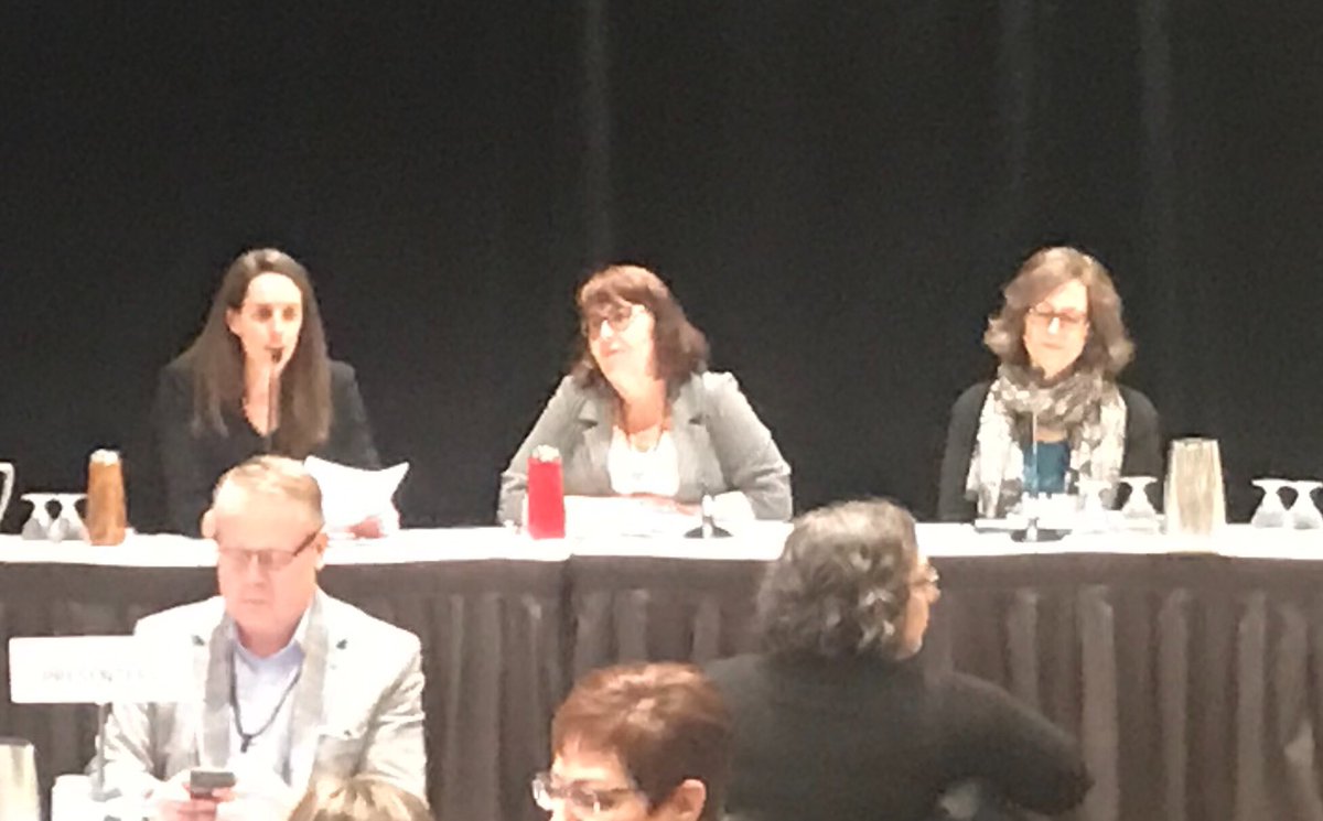 JewellSMitchell's tweet photo. Happy to share the stage on behalf of @NSCECE with these two outstanding women,  @LEF_TO’s Elizabeth Bain and @MothercraftTOR ‘s Glory Reezler, talking about our Pilot focussed on ECE upgrading in the sector.  #NoEducatorLeftBehind #ComeForTheChildrenStayForTheCareer https://t.co/yGVnMl3d0e