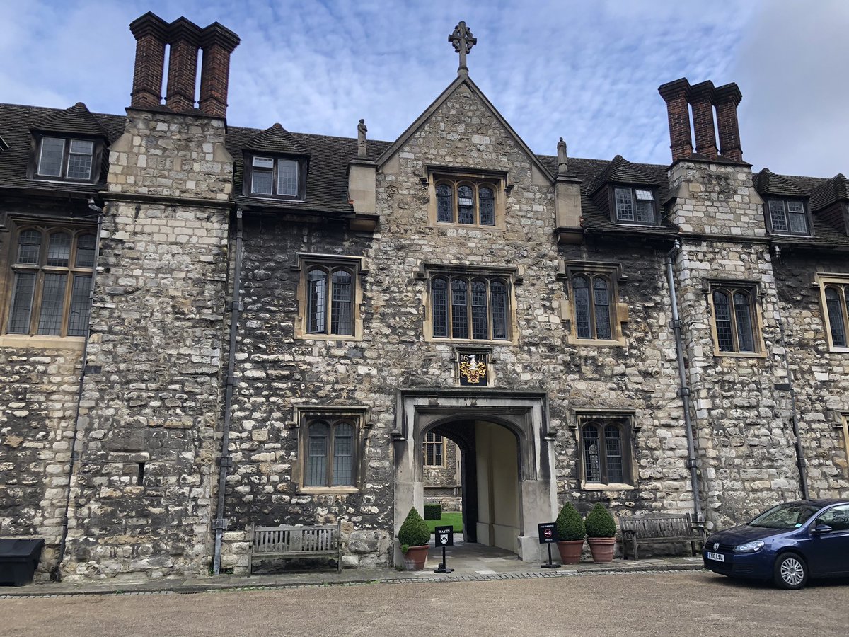 CamronPR's tweet photo. The incredible @CharterhouseEC1, built in 1371, hosted this morning’s @CDWfestival. Follow our thread to get a sneak peek at the #CDW2020 programme 👇 #london #architecture https://t.co/klEPdFOl9v