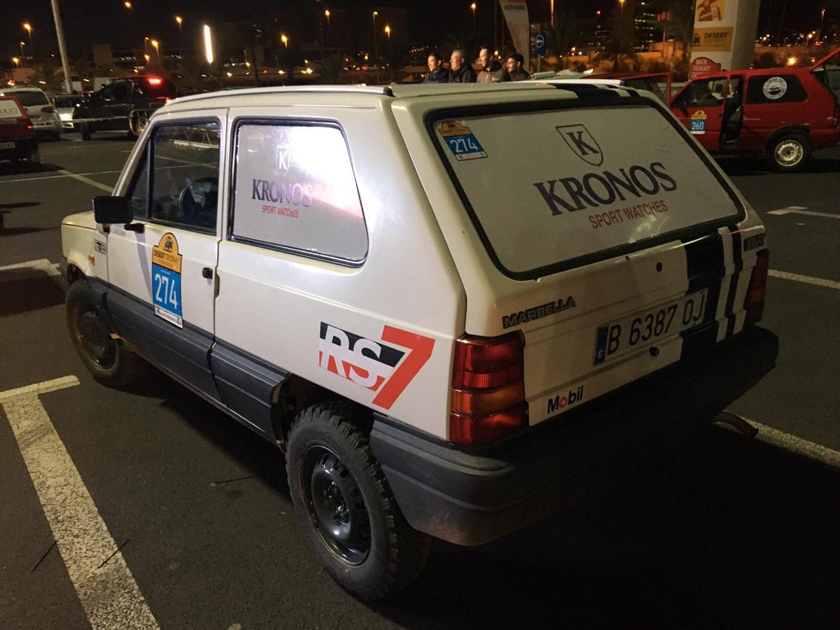 El equipo Kronos participó en la 6ª edición de la #DesertTrophyPandaEdition. Durante 1 semana,  David Vendrell de <a href="/UnionSuiza/">Unión Suiza</a>, recorrió el desierto de #Marruecos con su equipo a bordo de un Seat Panda. Un raid difícil y emocionante que espera repetir el año que viene #WeLovePanda