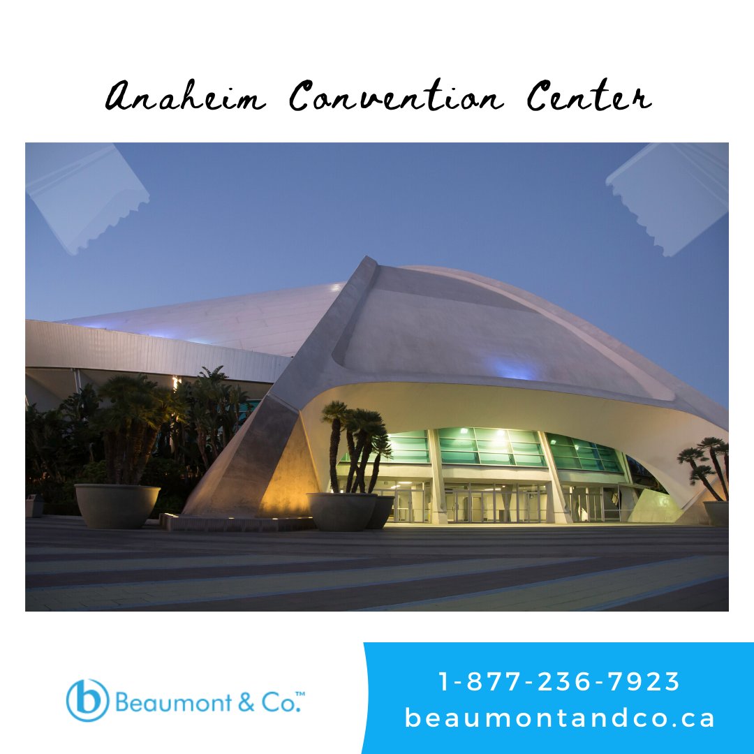 Anaheim Convention Center is the largest US exhibit venue on the West Coast. Planning to take part in trade shows hosted by this facility? Beaumont &amp; Co. is here to assist you from start to finish.

#tradeshowdisplays #customexhibits #anaheim

ow.ly/Vsyl50yJc05