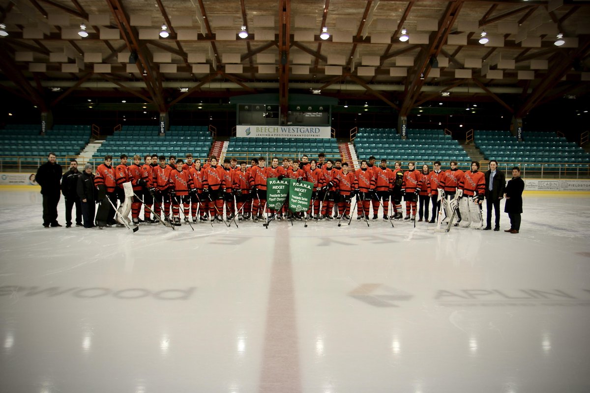 Both midget A1 and Midget A2 with their recent <a href="/PCAHAMain/">PCAHA</a> banners #brotherhood