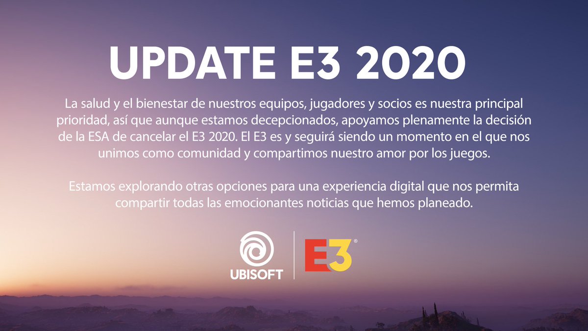 Un update acerca E3 2020.