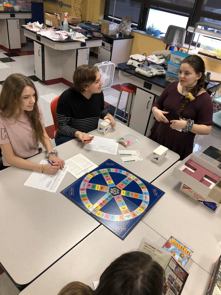 Kels_Wertz's tweet image. @DeKalbHS @DeKalbNT #WorldBio students explore game strategies and features of existing games in order to help brainstorm ideas and strategies for their own #MutationInvasion game! #WeAreDeKalb