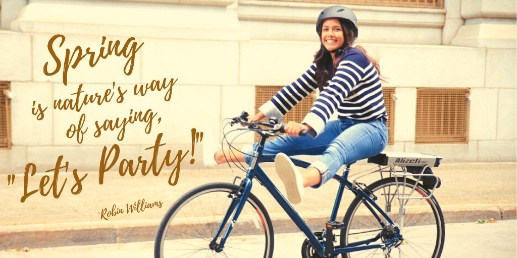 Alizetibikes's tweet photo. Can you feel it coming?! 🌷🍃☀️
🚲Who's looking forward to exploring🔎 or returning to a green💚, time-saving and fun commute?
 🛍️ https://t.co/73KuLFGqpE for the Alizeti 300C e-bike conversion system 🇨🇦🇺🇸
#ebikes #ebikeconversion #gogreen #diy #biketowork #urbancycling  #commute https://t.co/LrOxvqpGso