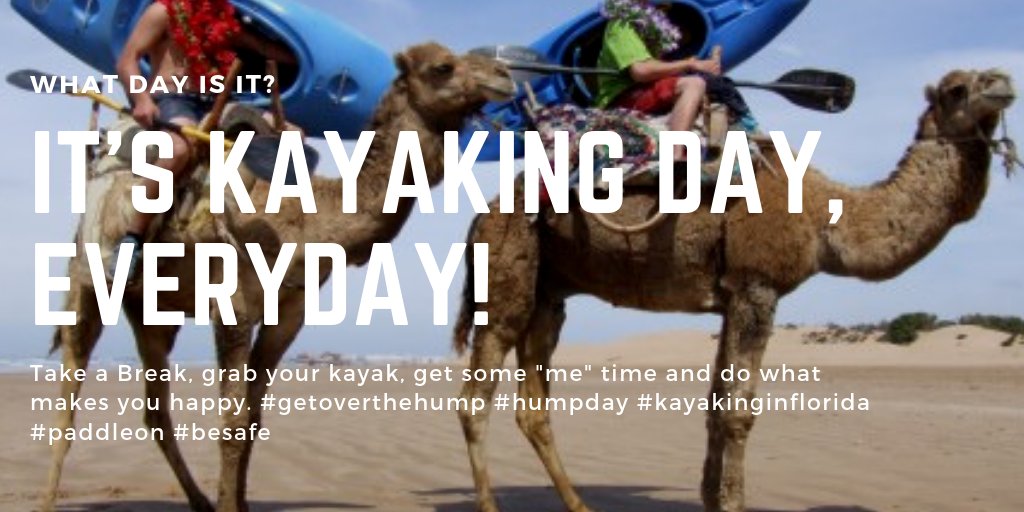 KayakingIn's tweet image. What day is it? #kayakinginflorida #humpdayvibes #HumpDayHappiness #kayaklife #paddleon #BeSafe