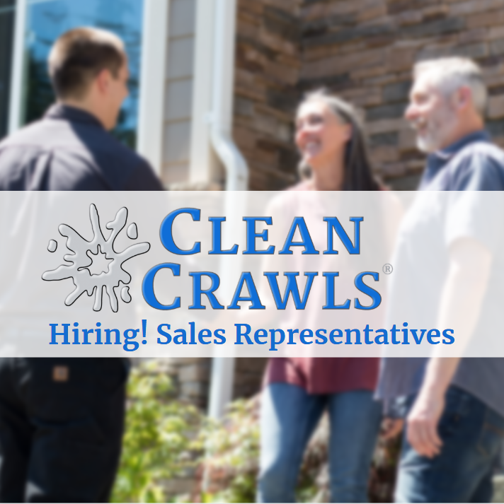 CleanCrawls's tweet image. We're Hiring! 

As our Weatherization Sales Representative, you'll be providing quotes to homeowners on crawl space &amp;amp; attic insulation &amp;amp; cleanout services as well as air sealing, duct sealing, pest control services &amp;amp; more! 

For immediate consideration, call MIKE now 425-508-3603
