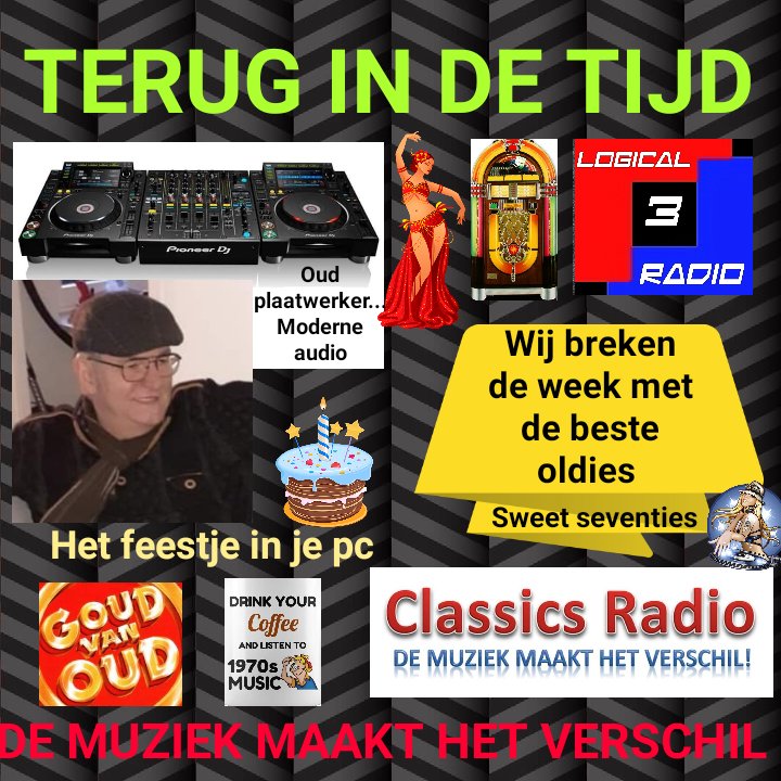 BrinkmanJohan's tweet photo. Goedemiddag.. Vanaf 18.00 uur gaan we weer....TERUG IN DE TIJD....met als thema.. SWEET SEVENTIES .. oude tijden herleven met de Hits uit misschien wel de mooiste jaren van je leven .... Luister en Huiver via   https://t.co/2z27t0H8tt. Fijne avond allemaal... https://t.co/TVgFlSDthZ