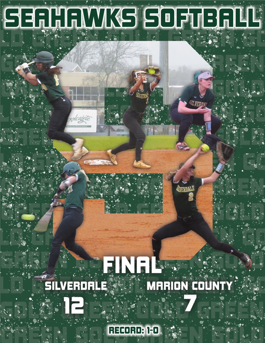 Seahawks win the season opener! 💚💛 Great job girls!! #goseahawks #seahawksb #grit #allin