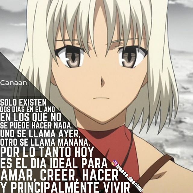 Frases De Anime ツ V Twitter El Personaje Canaan El Anime Canaan Otaku Manga Mangareader Animeart Animememes Animememes4you Animes Animefan